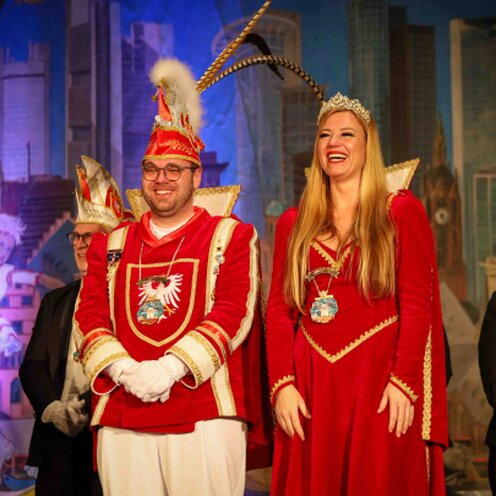 Frankfurter Prinzenpaar Janik der 1. und Sandra die 2. Frankfurter Prinzenpaar Janik der 1. und Sandra die 2.